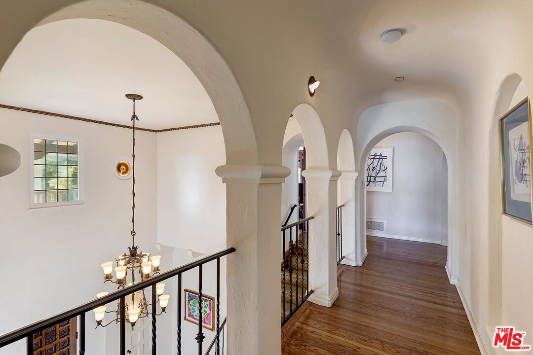 1130 Tower Road Beverly Hills, CA 90210 - Photo 19 of 30 a view of entryway with wooden floor
