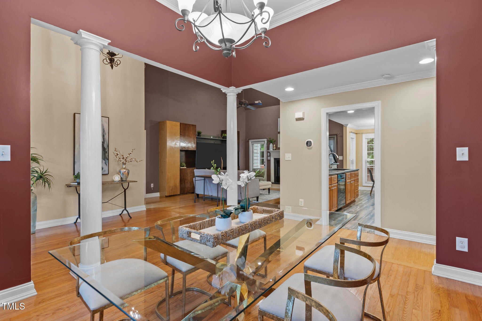 61 Fork Junction Road Timberlake, NC 27583 - Photo 10 of 59 a view of a livingroom with furniture and a table