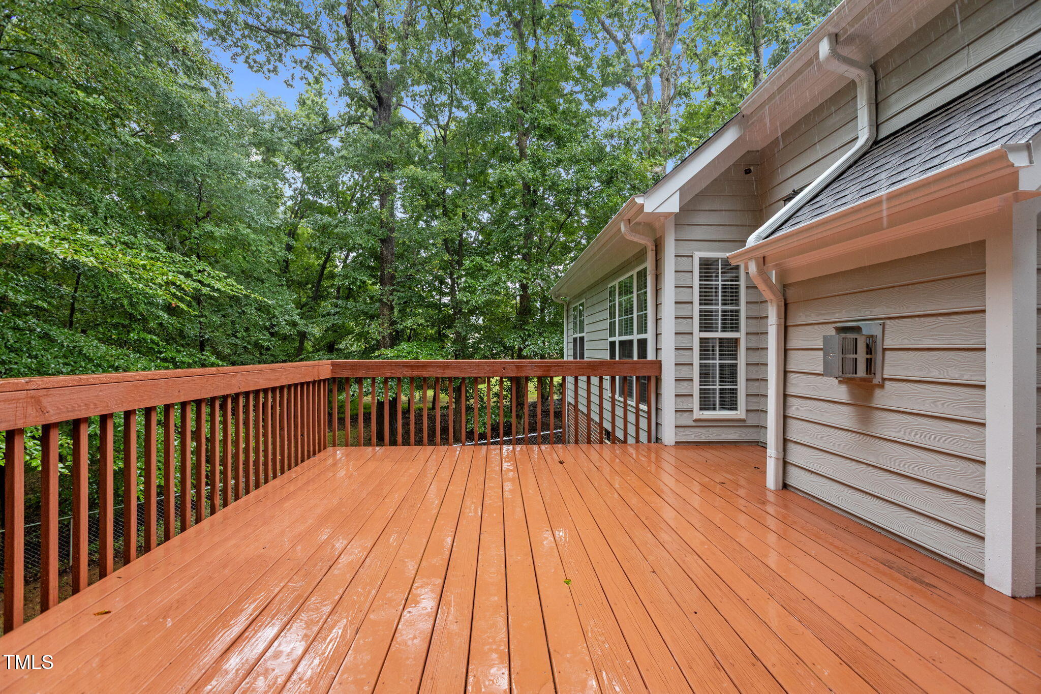 61 Fork Junction Road Timberlake, NC 27583 - Photo 40 of 59 a view of deck with wooden floor and fence
