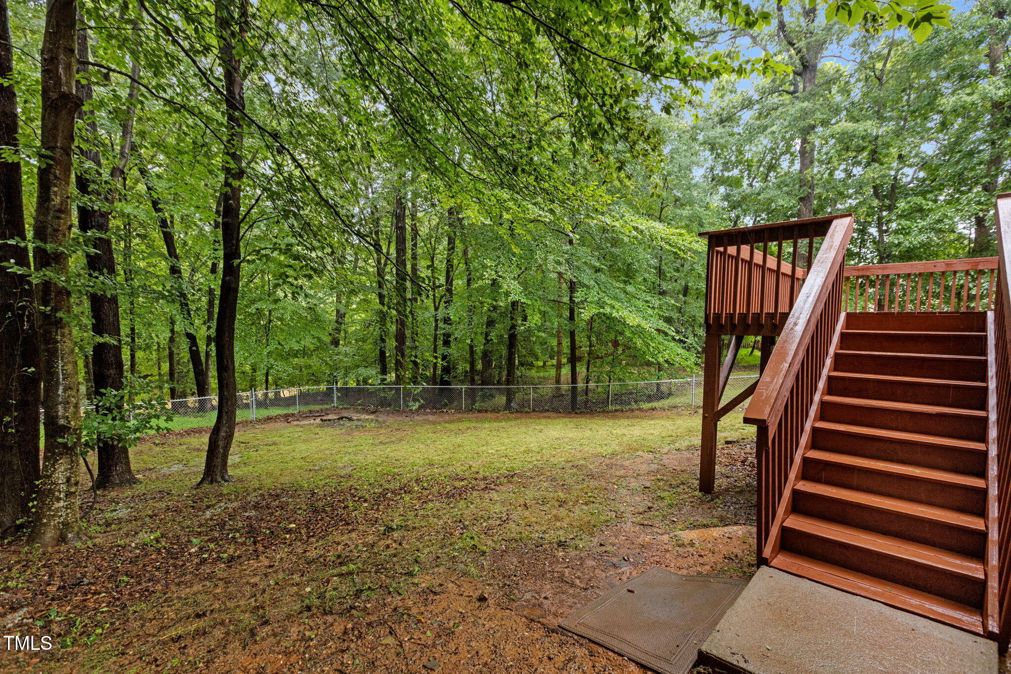 61 Fork Junction Road Timberlake, NC 27583 - Photo 42 of 59 a view of a backyard with green space