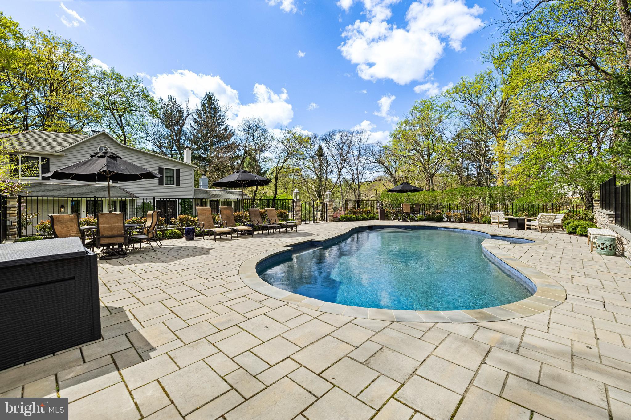 1846 Circle Road Baltimore, MD 21204 - Photo 54 of 62 a swimming pool with outdoor seating and yard