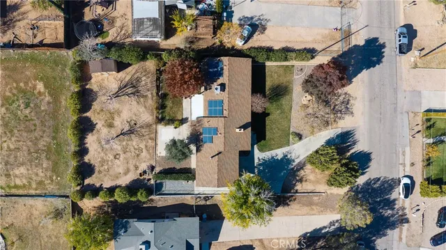 an aerial view of waterside residential houses with outdoor space