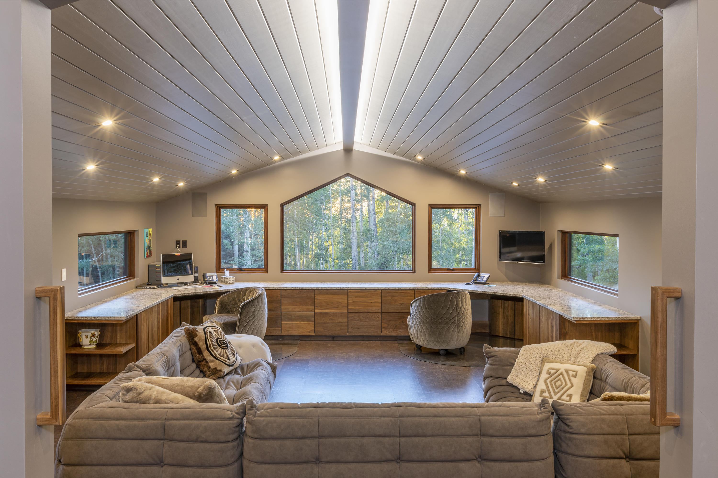 24 Sunset Circle Telluride, CO 81435 - Photo 14 of 39 a living room with furniture and a large window