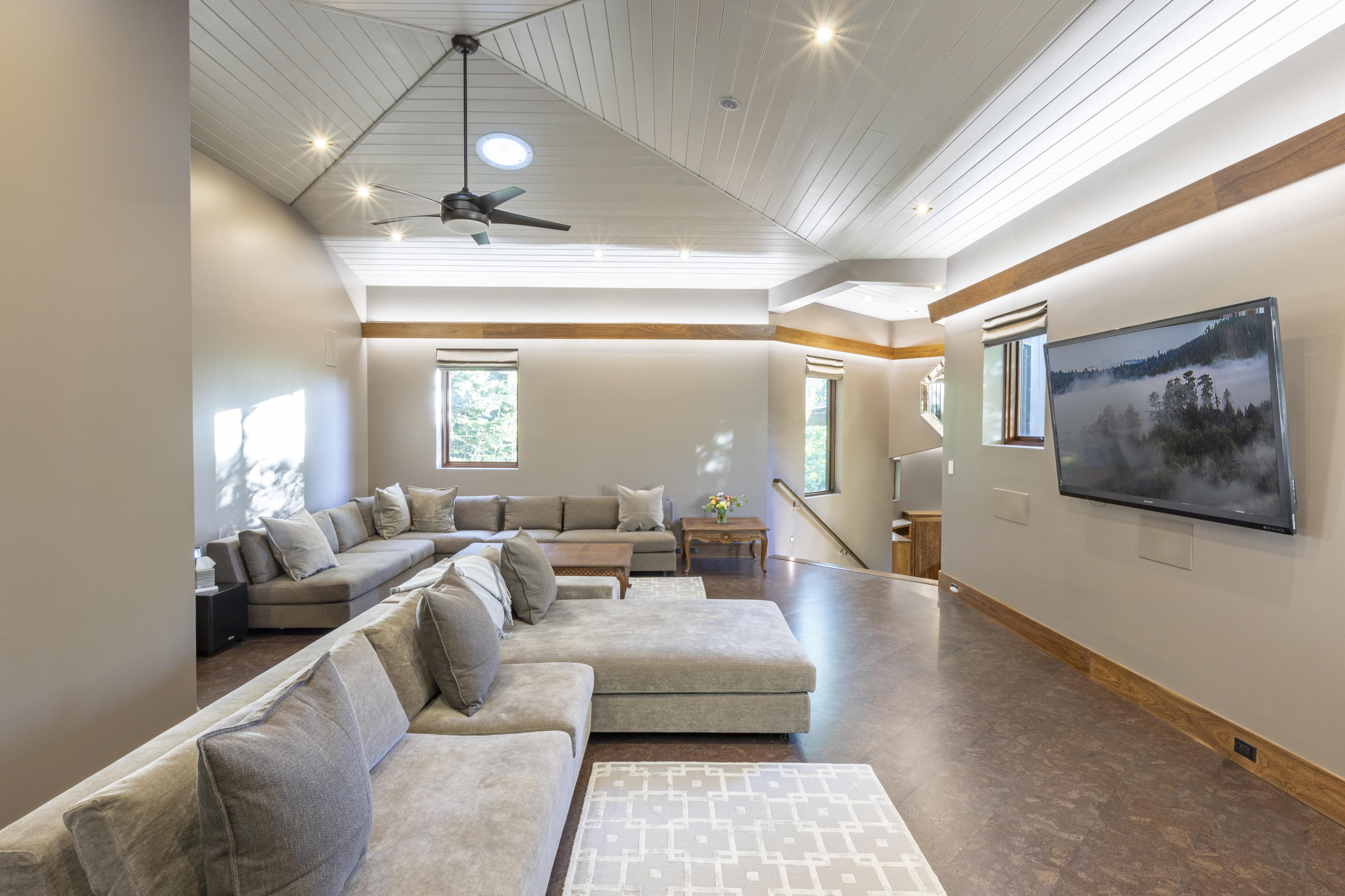 24 Sunset Circle Telluride, CO 81435 - Photo 18 of 39 a living room with furniture and a chandelier