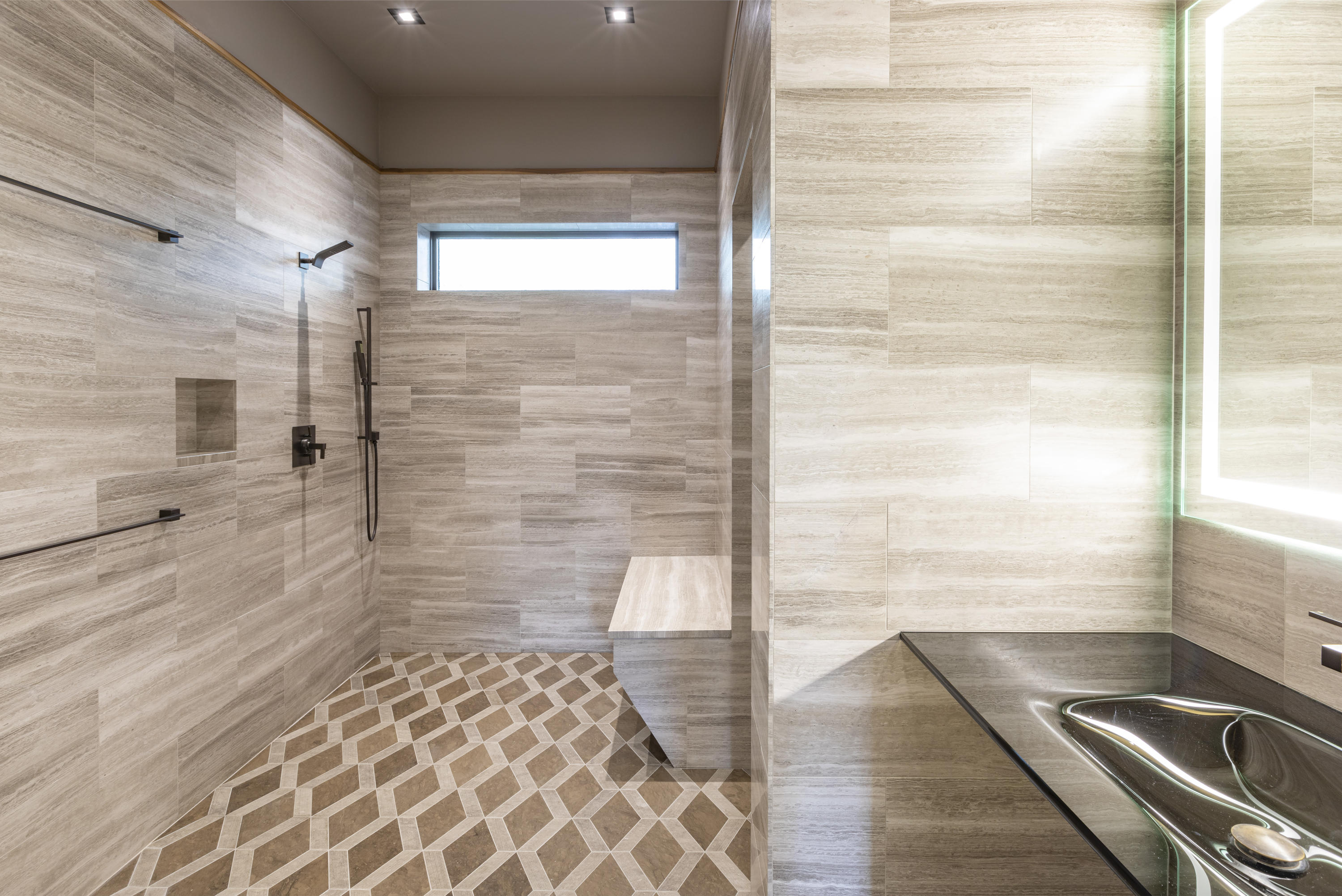 24 Sunset Circle Telluride, CO 81435 - Photo 21 of 39 a bathroom with a bathtub and shower