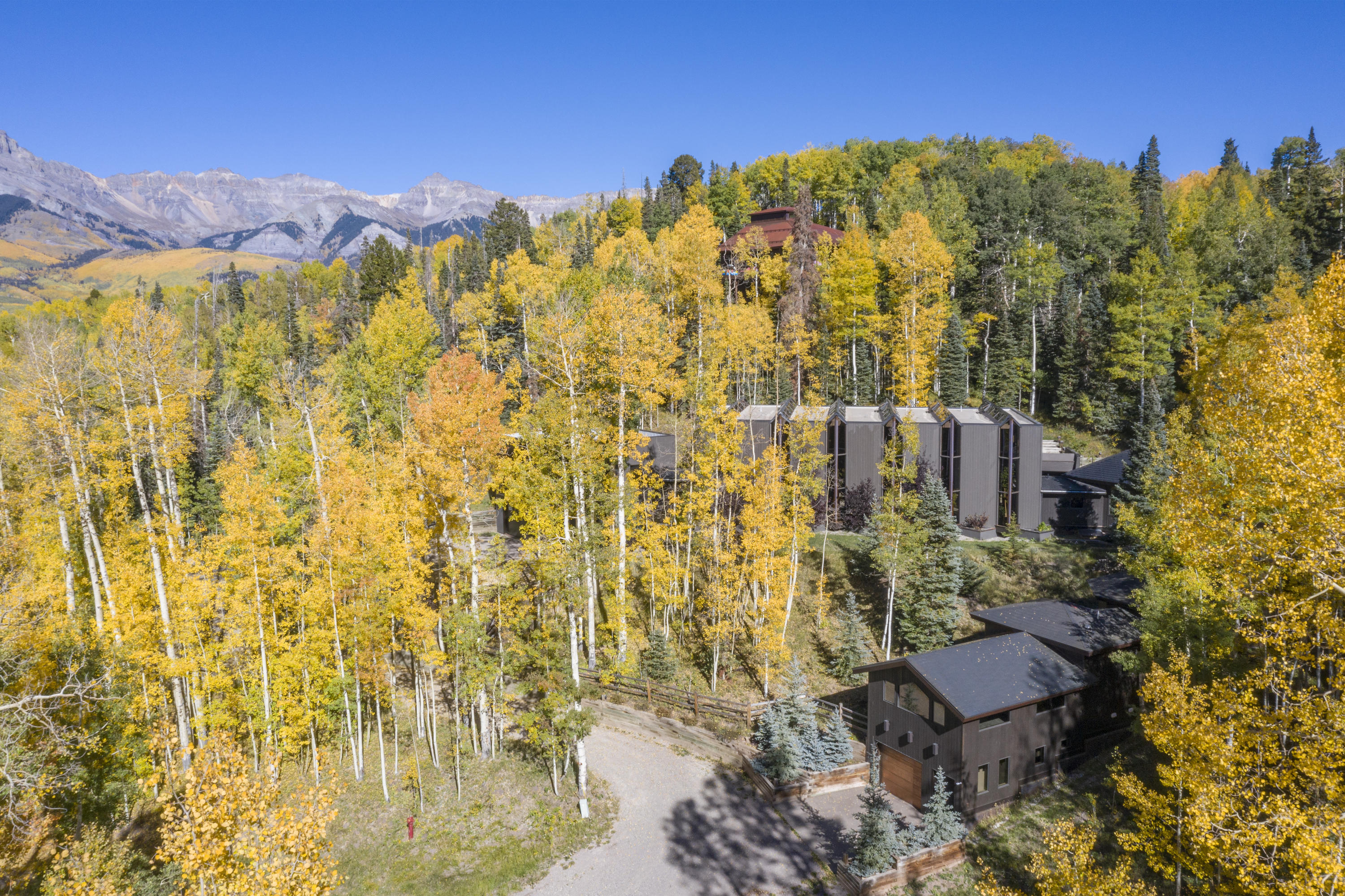 24 Sunset Circle Telluride, CO 81435 - Photo 27 of 39 a view of a balcony with chairs