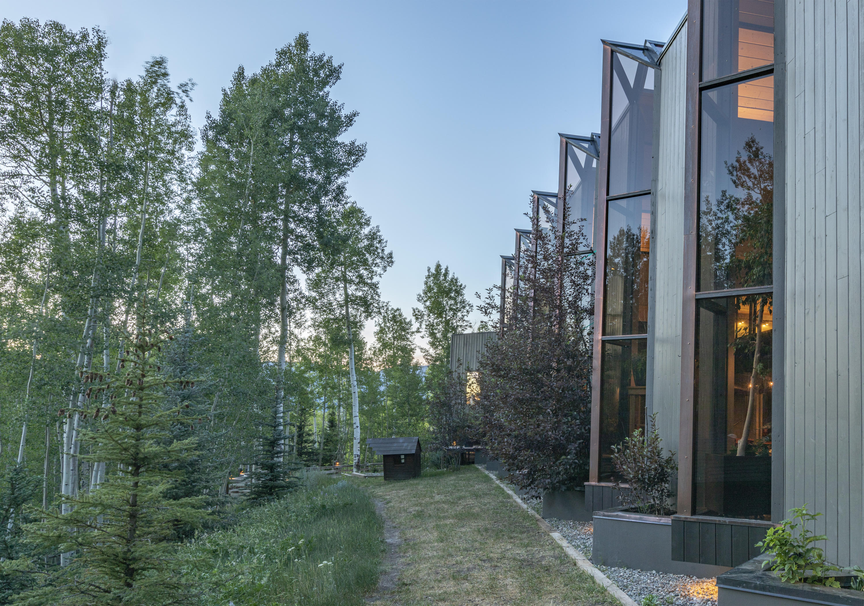 24 Sunset Circle Telluride, CO 81435 - Photo 37 of 39 a view of a glass door and a tree