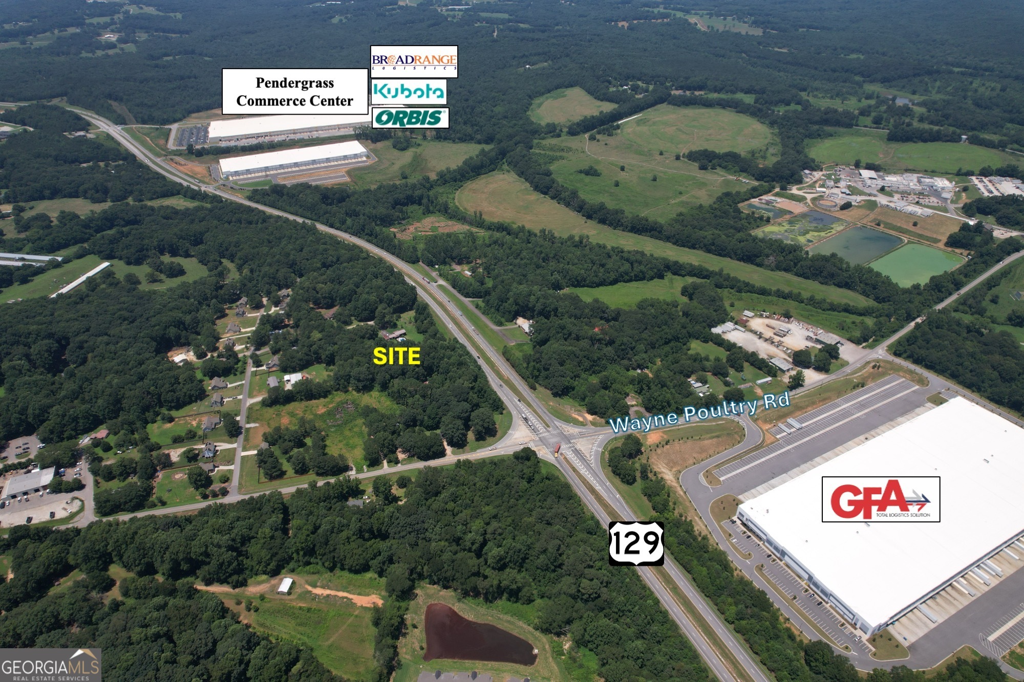 0 Highway 129 And Wayne Poultry Road Pendergrass, GA 30567 - Photo 3 of 17