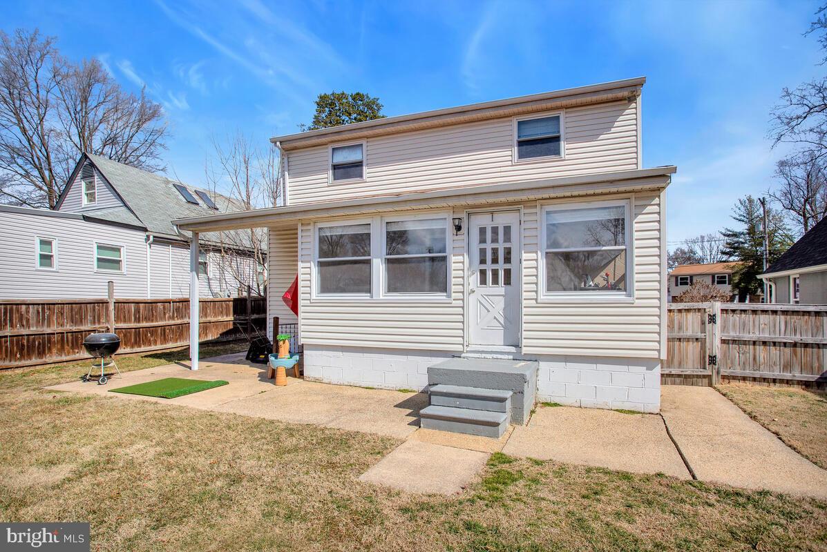8130 Edgewater Road Baltimore, MD 21226 - Photo 27 of 39 Rear concrete partially covered patio