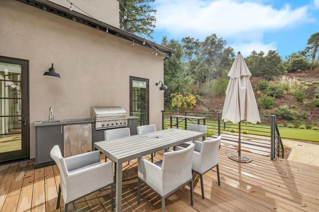 a view of a outdoor space with seating area