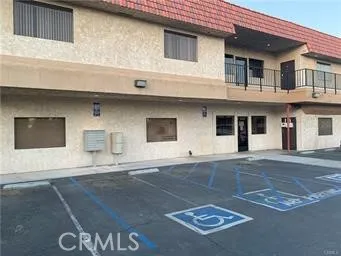 a front view of a house with a space