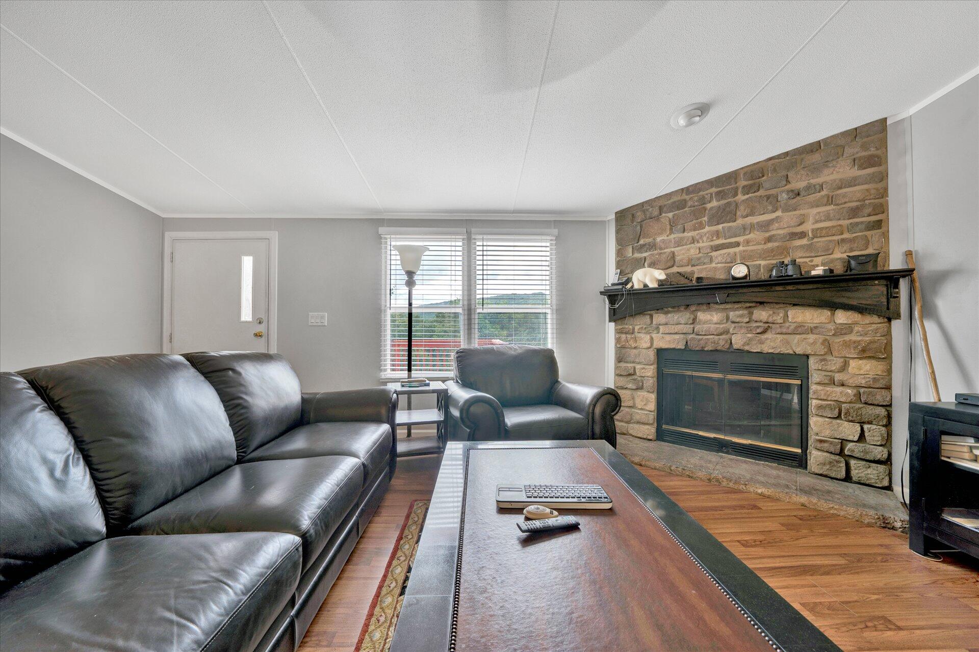 4120 Sunflower Road Pilot, VA 24138 - Photo 8 of 35 a living room with furniture and a fireplace