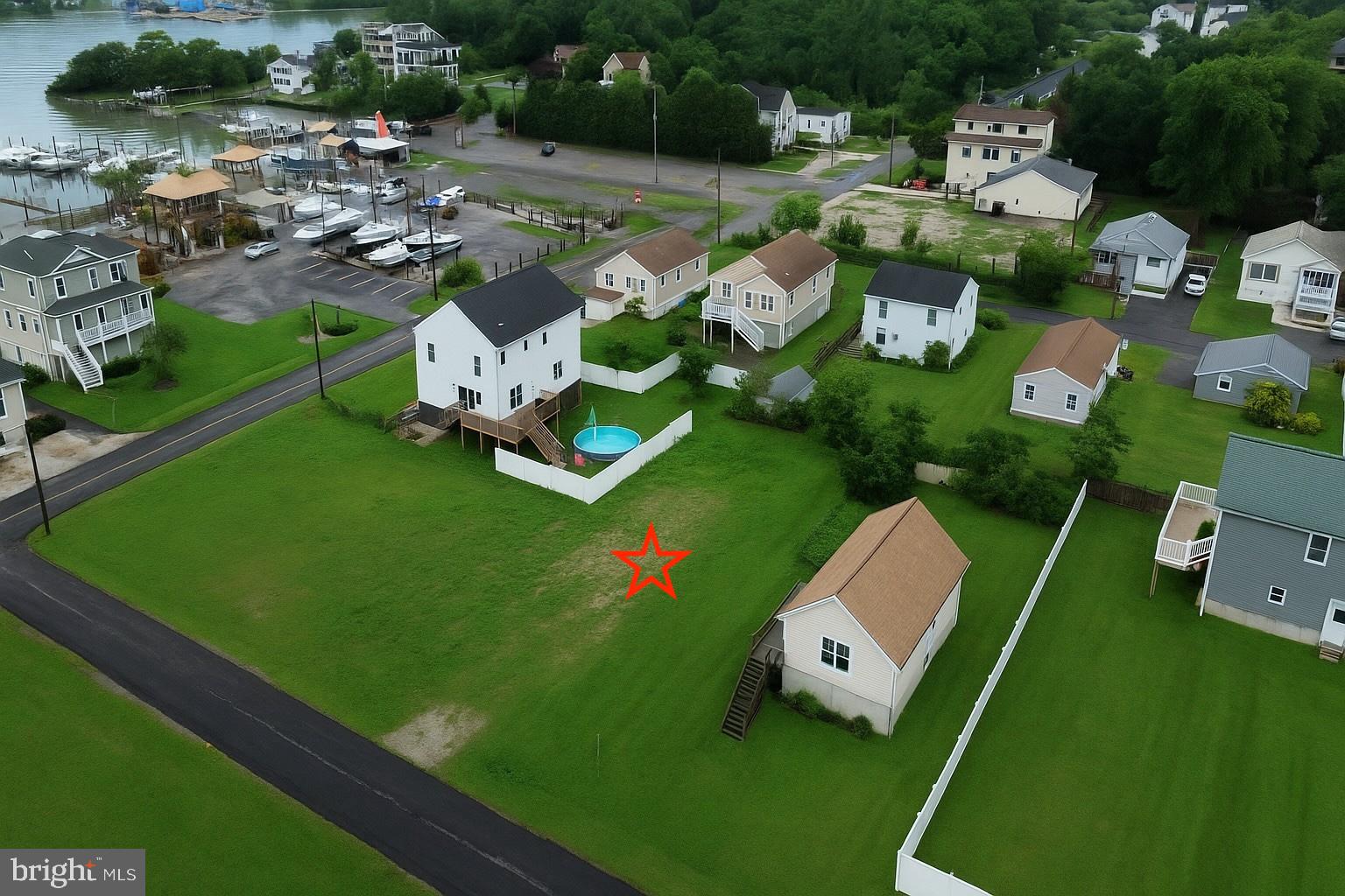 2804 4th Street Sparrows Point, MD 21219 - Photo 2 of 7 an aerial view of a golf course with chairs