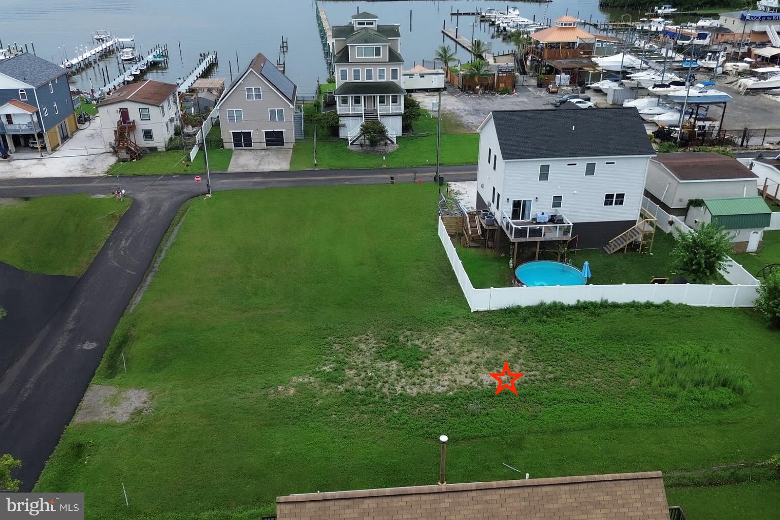 2804 4th Street Sparrows Point, MD 21219 - Photo 3 of 7 an aerial view of a house with a garden