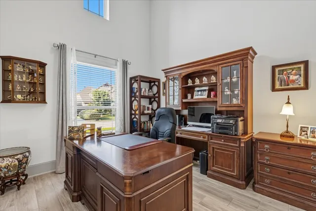 a kitchen with a stove and a refrigerator