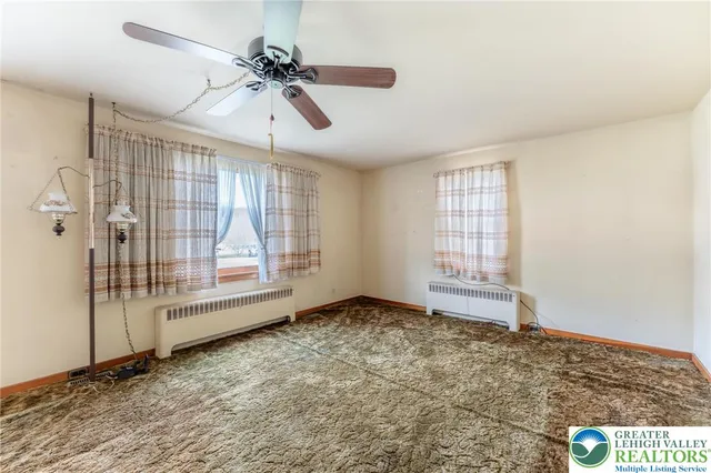 a view of an empty room