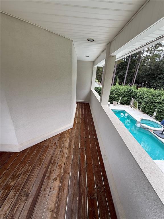 4632 Ridgeview Circle Valdosta, GA 31602 - Photo 45 of 70 a view of balcony and wooden floor