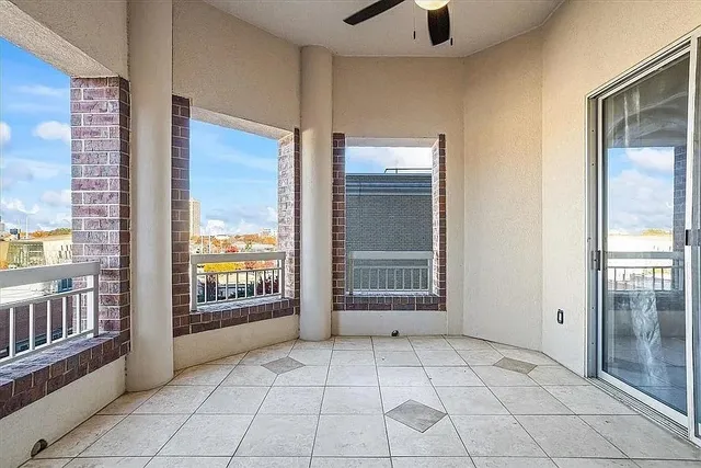 a view of an entryway with a window