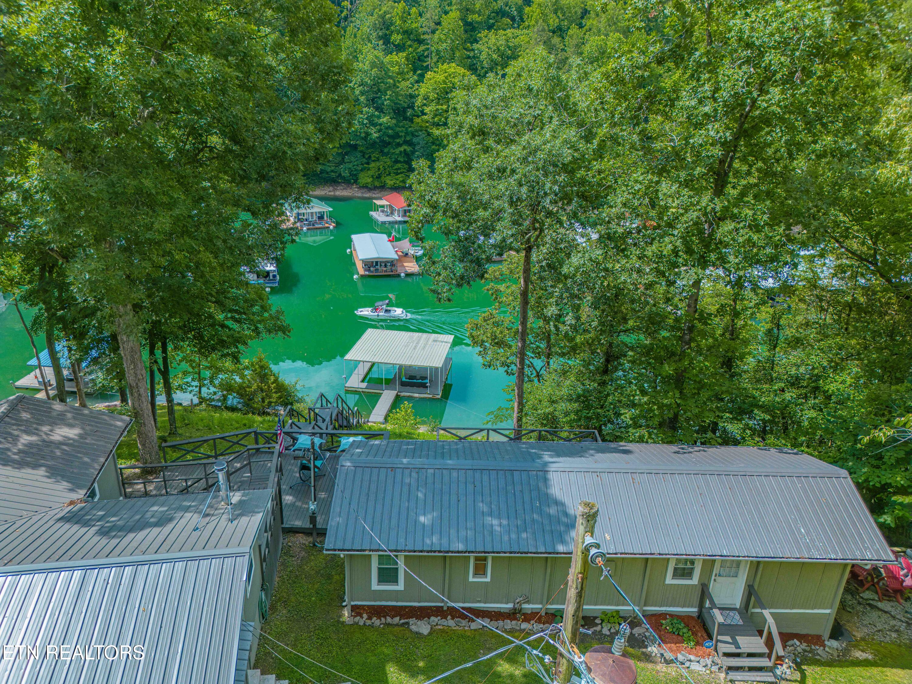 810 Indian River Boat Dock Road Jacksboro, TN 37757 - Photo 2 of 51 Drone-1