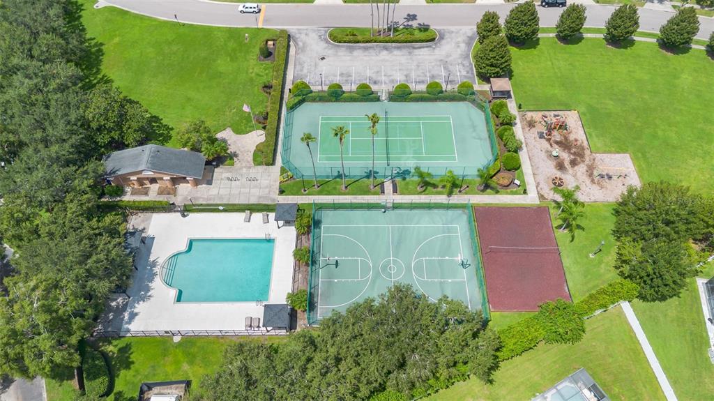 325 Longshadows Court Ocoee, FL 34761 - Photo 29 of 34 an aerial view of a house with a garden
