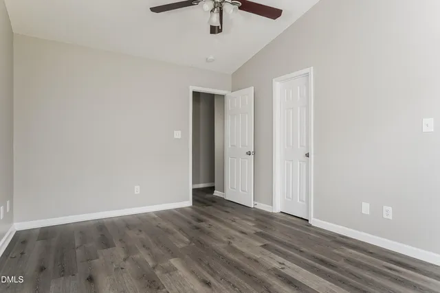wooden floor in an empty room