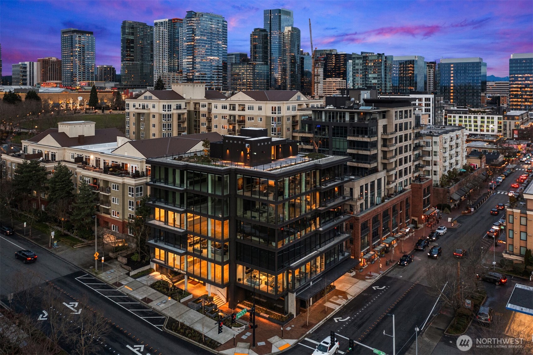 8 100th Avenue Northeast, Unit 201 Bellevue, WA 98004 - Photo 28 of 35 a picture of city view