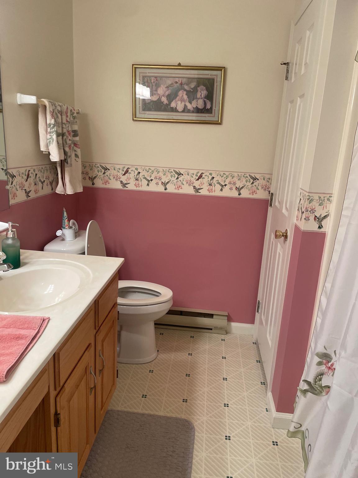 4285 Glory Road Bealeton, VA 22712 - Photo 31 of 76 a bathroom with a sink a toilet and mirror