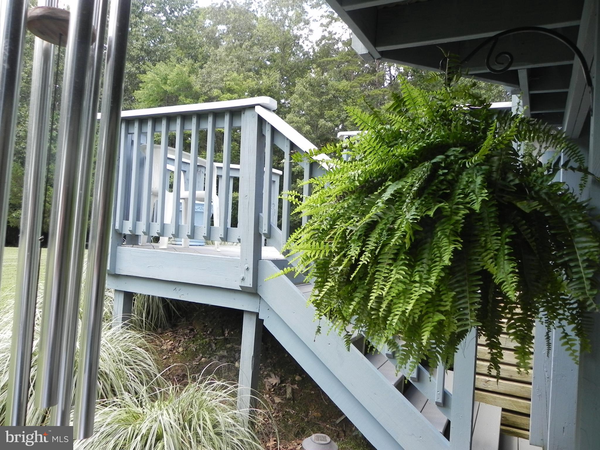 4285 Glory Road Bealeton, VA 22712 - Photo 63 of 76 a view of a small yard from a balcony