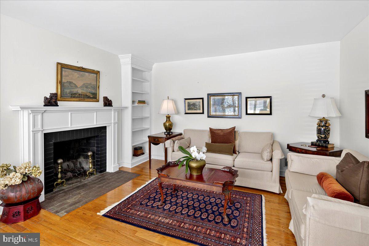 300 Western Way Princeton, NJ 08540 - Photo 5 of 42 Living room fireplace