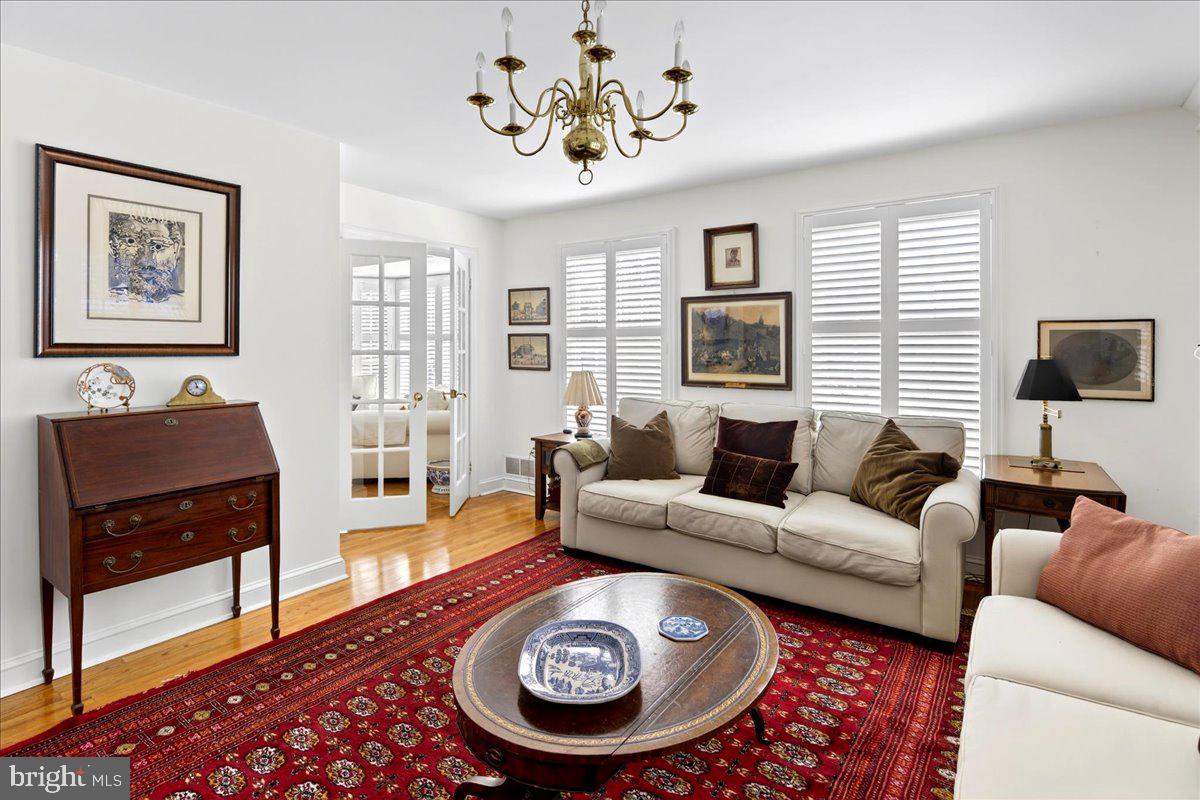 300 Western Way Princeton, NJ 08540 - Photo 9 of 42 French doors from living room to dining room