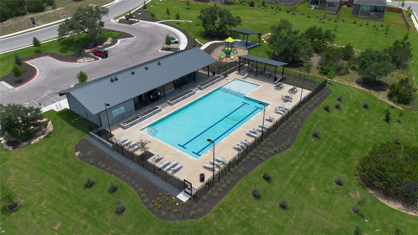 1205 Thunderhead Trail Georgetown, TX 78628 - Photo 16 of 17 an aerial view of a house