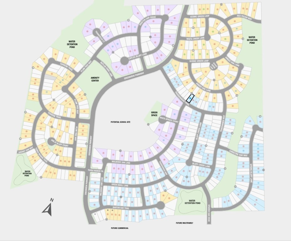 1205 Thunderhead Trail Georgetown, TX 78628 - Photo 5 of 17 an empty room with a glass windows and painted walls
