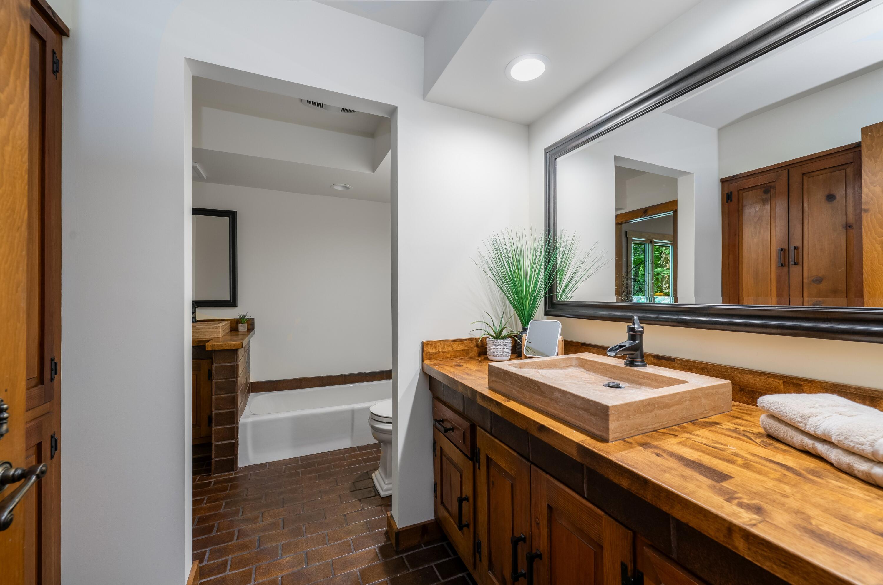 W3895 Timber Lake Road Troy, WI 53120 - Photo 20 of 64 Master bath with separated vanities providing privacy for bath.