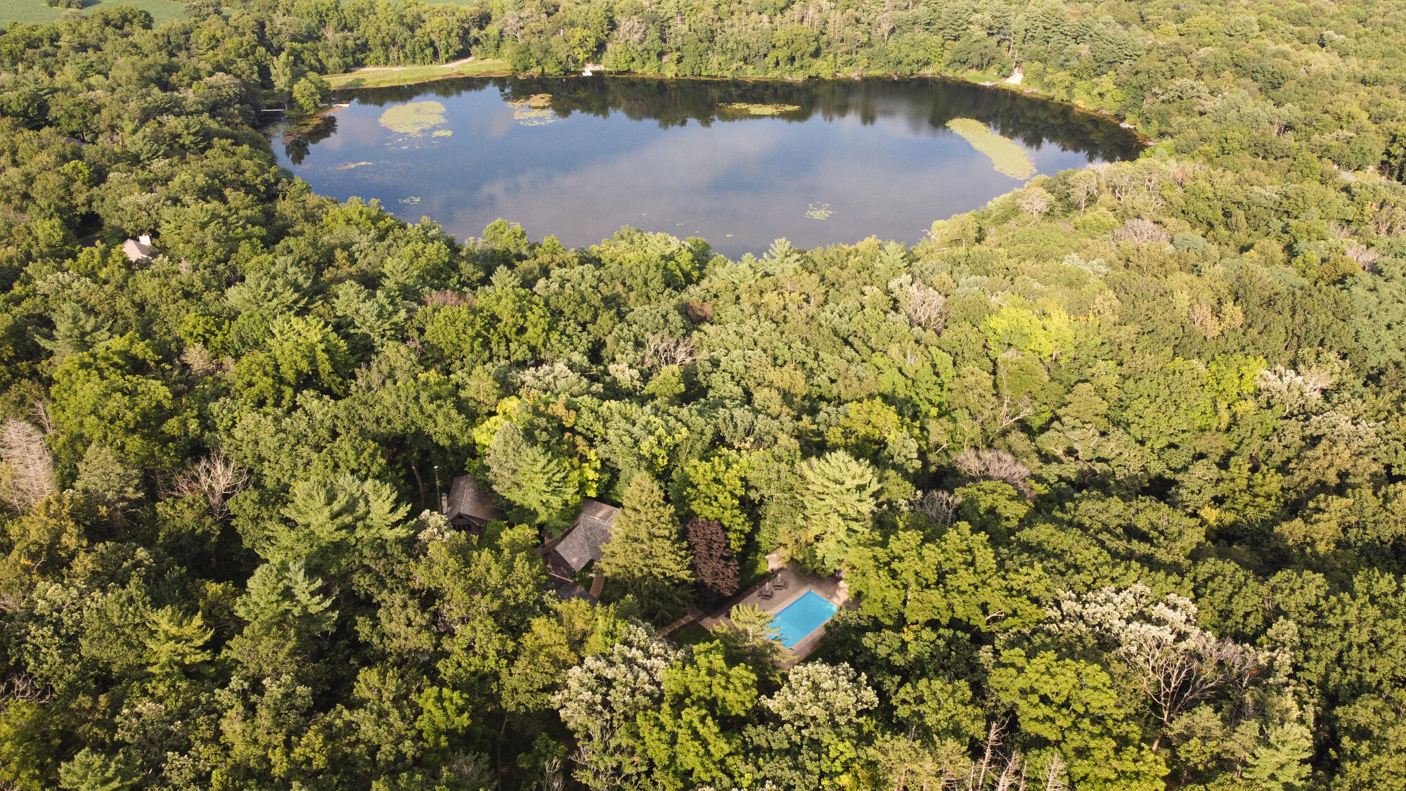 W3895 Timber Lake Road Troy, WI 53120 - Photo 34 of 64 Pabst Lake: Approximately 20-25 acres with an estimated max depth of 19 ft. About 15.6 acres + 2.9 acres under the lake in an area zoned as 5-acres.