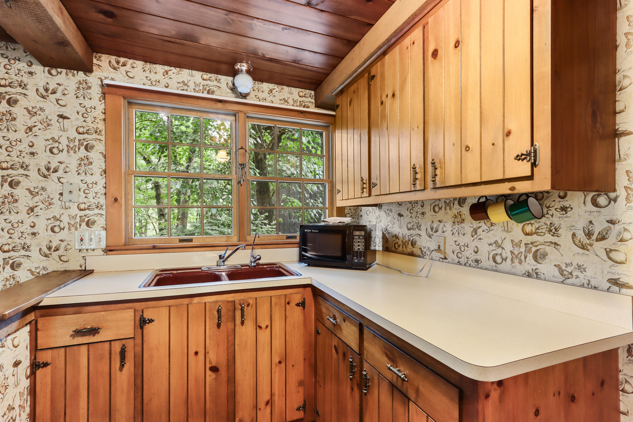 W3895 Timber Lake Road Troy, WI 53120 - Photo 47 of 64 Kitchen since and wood cabniets