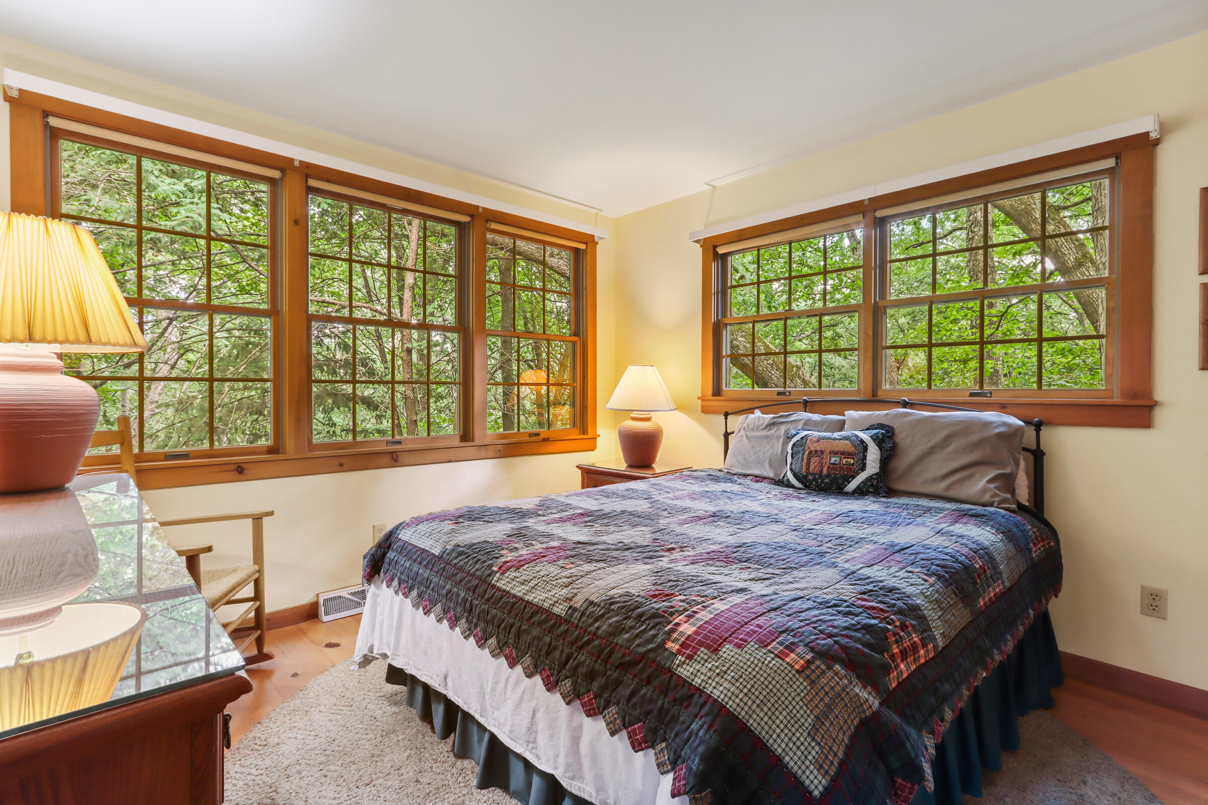 W3895 Timber Lake Road Troy, WI 53120 - Photo 50 of 64 Bedroom 1 with amazing views.