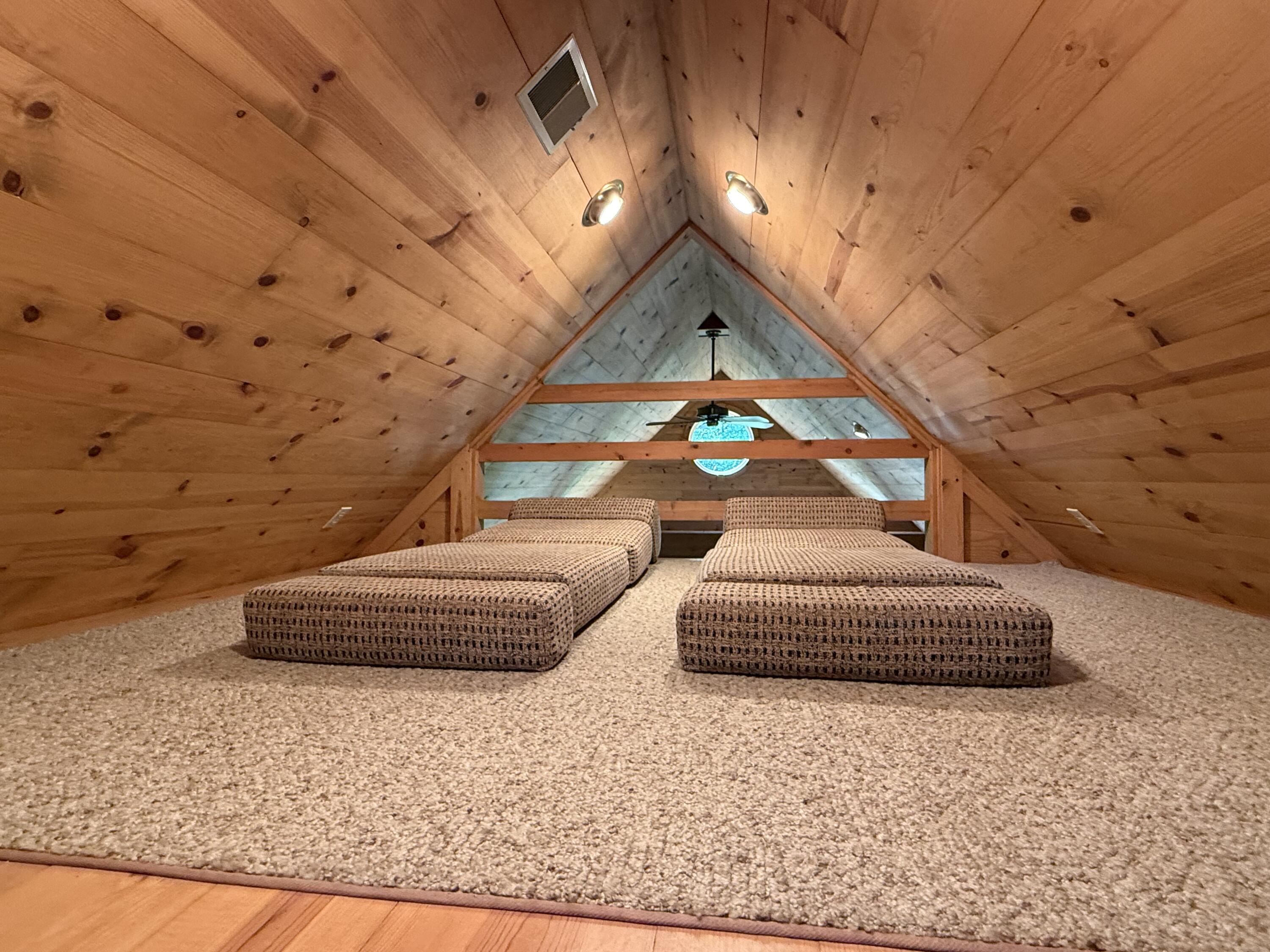 W3895 Timber Lake Road Troy, WI 53120 - Photo 54 of 64 Loft area - cool hang out!