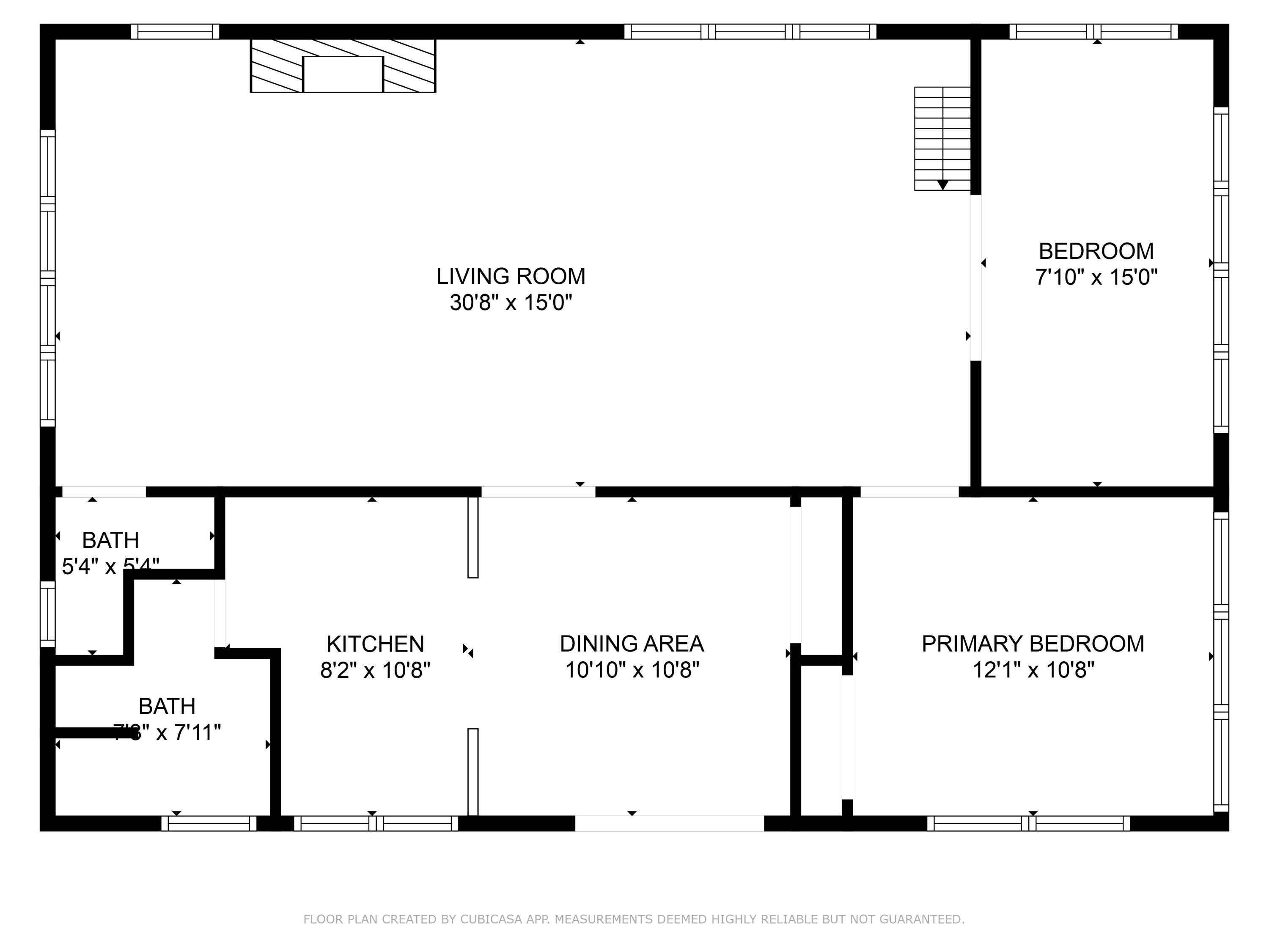W3895 Timber Lake Road Troy, WI 53120 - Photo 63 of 64 Cottage main Floor plan