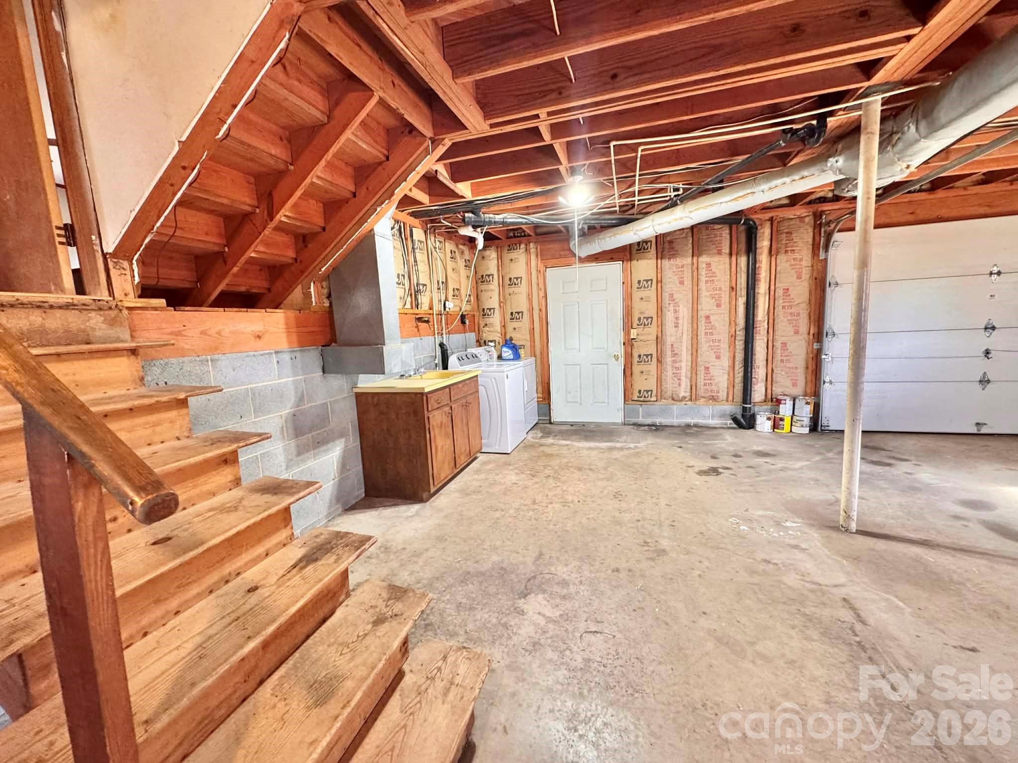 769 Dowd Road Candor, NC 27229 - Photo 25 of 32 a view of under construction room and staircase