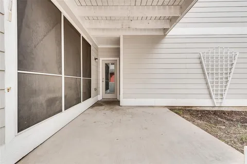 a view of backyard and entertaining space