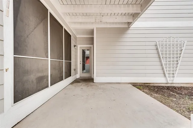 a view of backyard and entertaining space