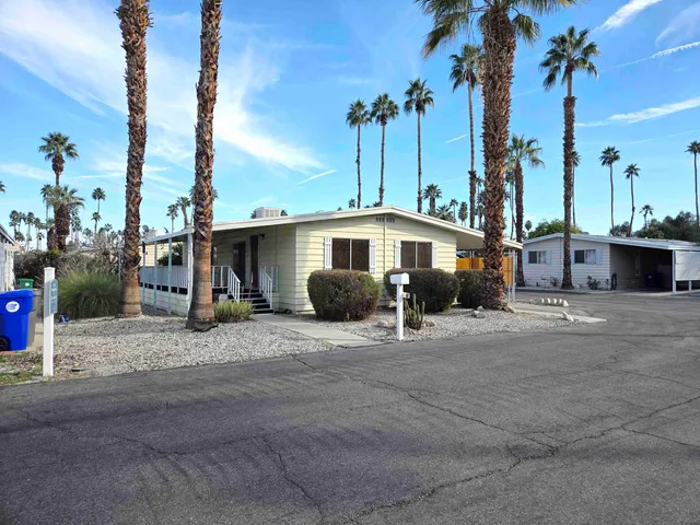 a view of a house with a patio