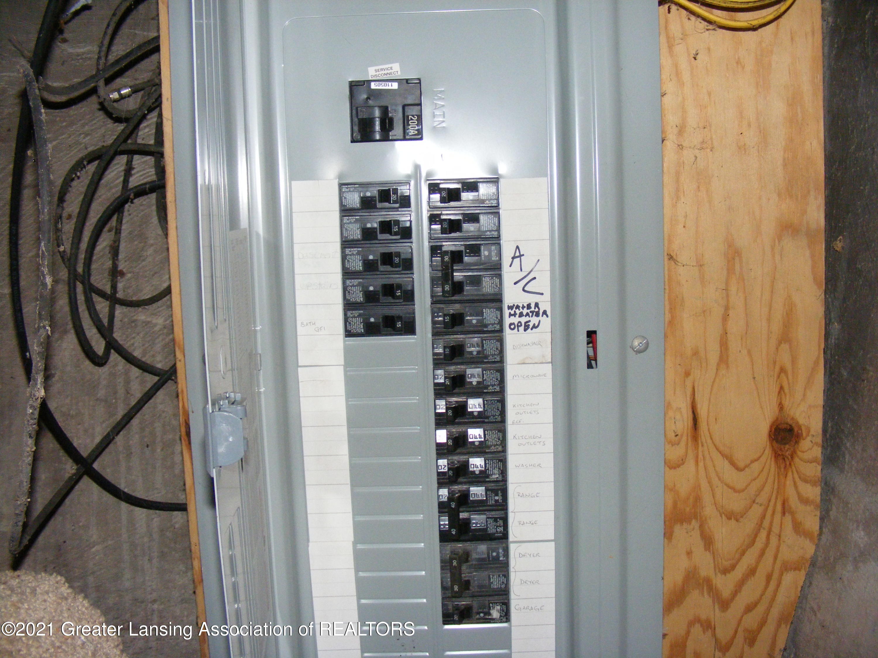 306 Dexter Road Eaton Rapids, MI 48827 - Photo 6 of 37 Basement Elect panel