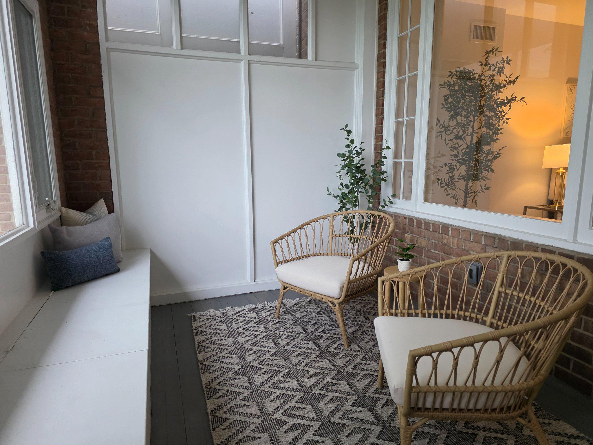 3643 St Mary's Place Northwest Washington, DC 20007 - Photo 37 of 49 a view of balcony with chair