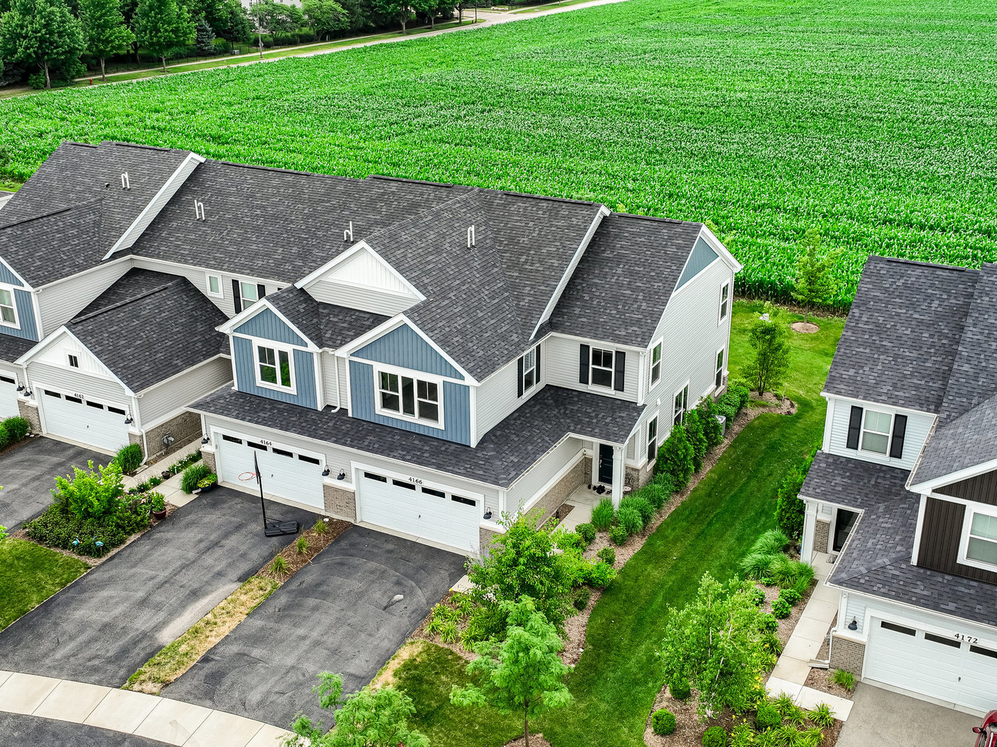 4166 Calder Lane Aurora, IL 60504 - Photo 24 of 30 an aerial view of a house
