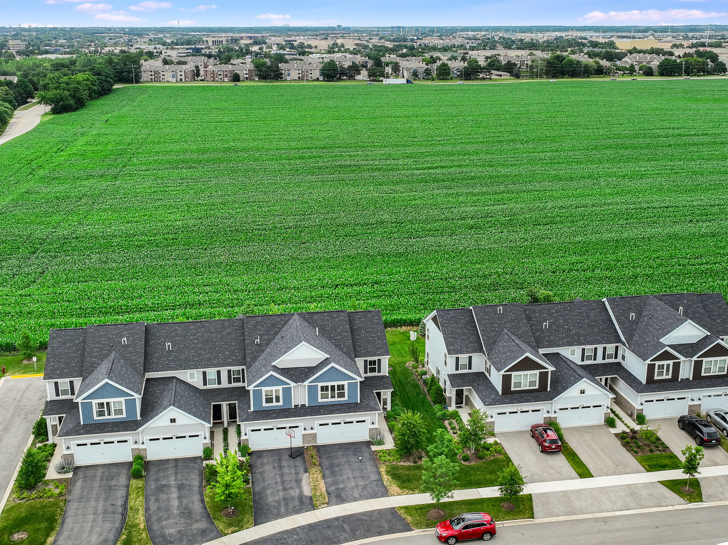 4166 Calder Lane Aurora, IL 60504 - Photo 25 of 30 an aerial view of a house with a yard