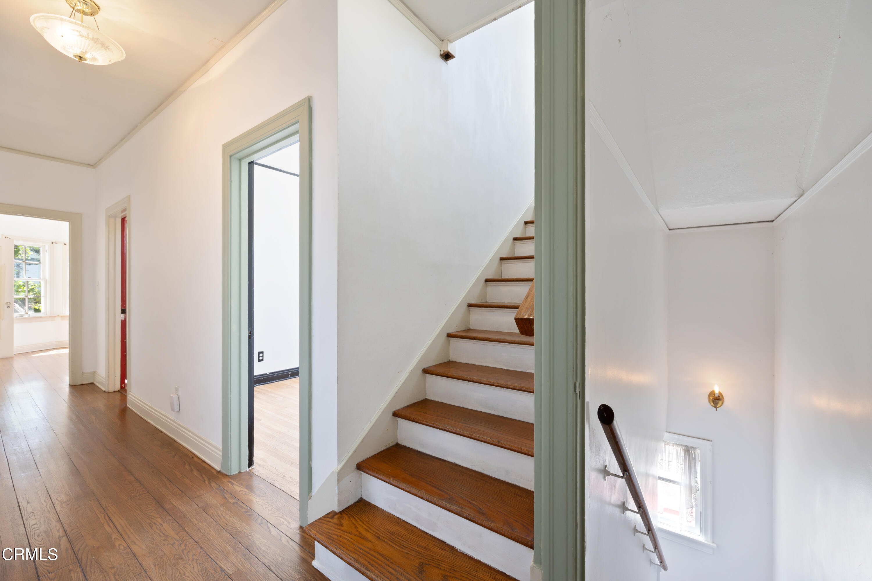 430 West Kenneth Road Glendale, CA 91202 - Photo 28 of 73 a view of entryway with wooden floor and stairs