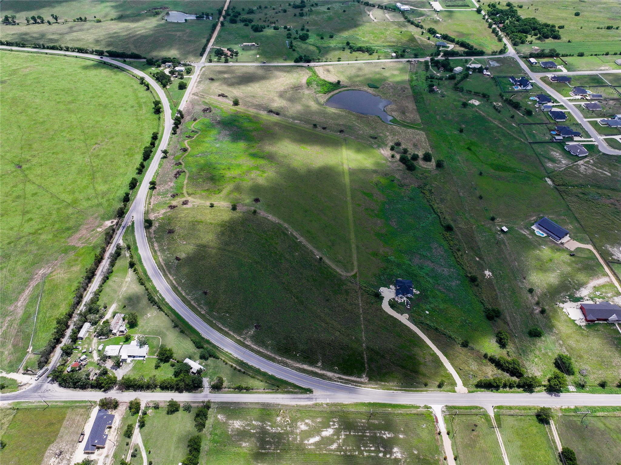 19621 Fm 2115 Salado, TX 76571 - Photo 22 of 29 an aerial view of a residential houses with outdoor space and swimming pool