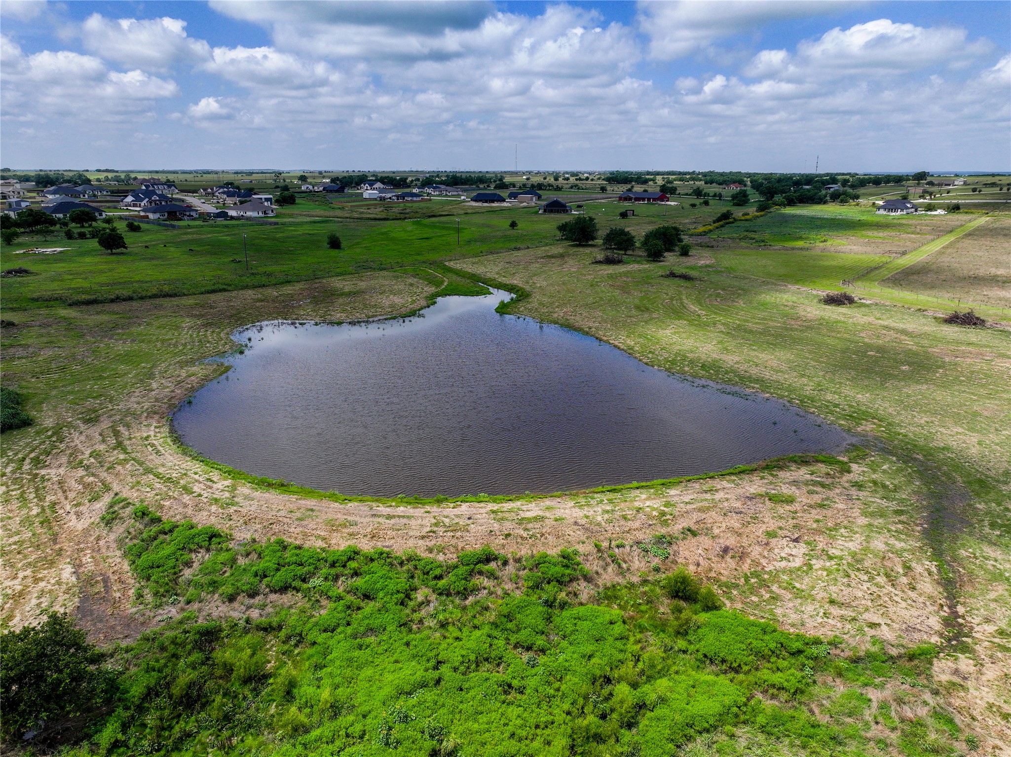 19621 Fm 2115 Salado, TX 76571 - Photo 6 of 29 an aerial view of a houses with a yard and lake view