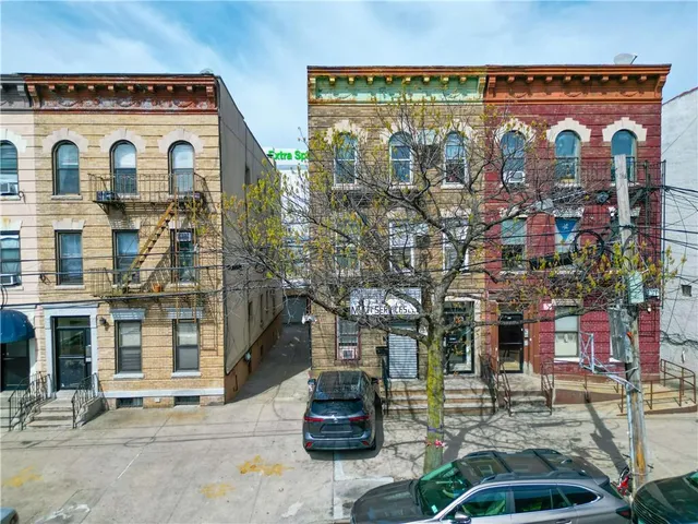 an aerial view of a balcony